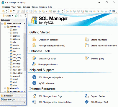 EMS SQL Manager for MySQL
